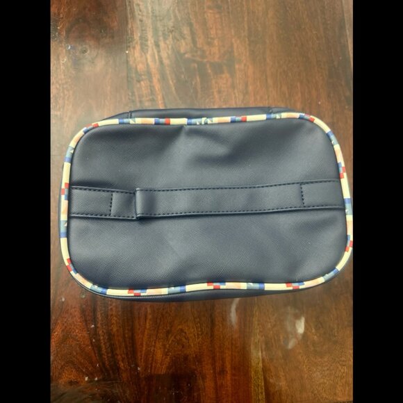 Yumi Kim Navy Dual Compartment Makeup Bag - Picture 2 of 4